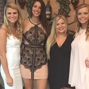 Dress Forum Nude and Black Dress